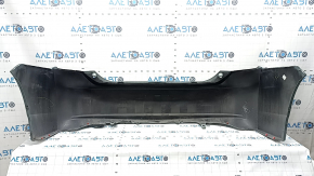 Rear bumper bare Toyota Prius 30 10-15 green, cracked, dented