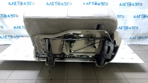 Rear seats, 2nd row, left, Nissan Pathfinder 13-16, beige leather, needs cleaning, dent
