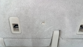 Rear seats, 2nd row, left, Nissan Pathfinder 13-16, beige leather, needs cleaning, dent