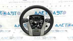 Naked steering wheel for Toyota Prius 30 10-15, black rubber, ready for cleaning