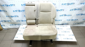Rear seats, 2nd row, left, Nissan Pathfinder 13-16, black velour, dry-cleanable