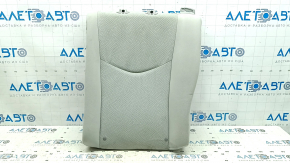 Rear seat backrest, 2nd row, left, Toyota Prius 30 10-15, light gray velour, dry-cleanable, tacked