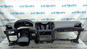 Torpedo front panel without AIRBAG Ford Edge 19 - black, scratches, dent, for cleaning