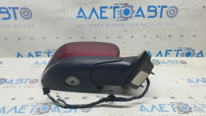 Right side mirror assembly for Jeep Cherokee KL 14-23, 7+7 pins, turn signal, heating, backlight, memory, BSM, red, worn