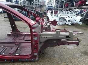 Jeep Cherokee KL 19-23 front right quarter panel on the body, red