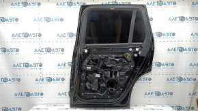 Volvo XC90 16-23 INSCRIPTION rear right door assembly, tinted, keyless, under curtain, black 717, bumper
