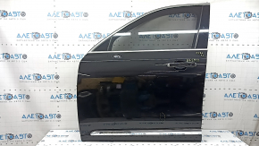 Volvo XC90 16-24 INSCRIPTION front left door assembly, keyless, black 717, dent, scratches on molding