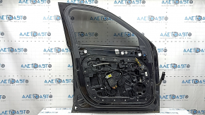 Volvo XC90 16-24 INSCRIPTION front left door assembly, keyless, black 717, dent, scratches on molding