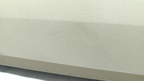 Front right door panel for Lexus ES300h ES350 13-15 beige with beige leather insert, beige leather armrest, glossy wood molding, scratches