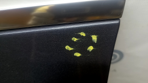 Tesla Model 3 front left door assembly, 18-20 PMNG graphite, scratch, chip, and scratches on the molding