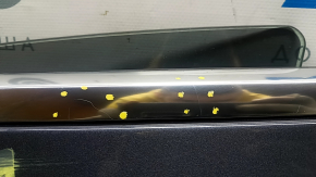 Tesla Model 3 front left door assembly, 18-20 PMNG graphite, scratch, chip, and scratches on the molding