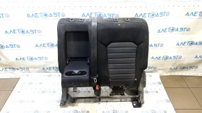 Rear seat, 2nd row, upper left, Ford Edge 15-24, black cloth, with armrest, with belt, for cleaning