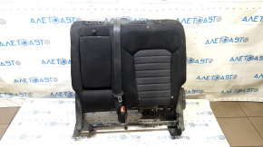 Rear seat, 2nd row, upper left, Ford Edge 15-24, black cloth, with armrest, with belt