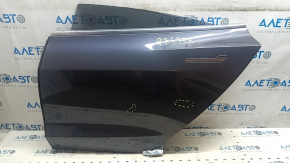 Tesla Model 3 rear left door assembly, 18-20 PMNG graphite, scratches, chips