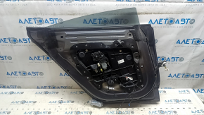 Tesla Model 3 rear left door assembly, 18-20 PMNG graphite, scratches, chips