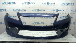 Bare front bumper for Lexus ES300h ES350 2013-2015 pre-restored, with parking sensors, blue 8V3, cracked, scratches