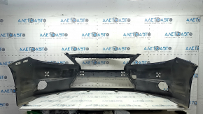 Bare front bumper for Lexus ES300h ES350 2013-2015 pre-restored, with parking sensors, blue 8V3, cracked, scratches