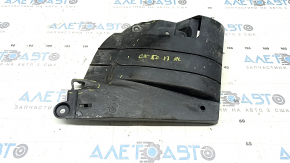 The left rear beam protection for a Mazda CX-50 23-25 is dented and torn.