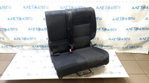 Rear seat backrest, 2nd row, left, VW Tiguan 09-18, black cloth, for cleaning, without headrest