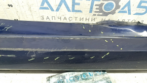 Left threshold Lexus ES300h ES350 13-18 blue 8V3, scratches, pressed, broken fastener, scuffed
