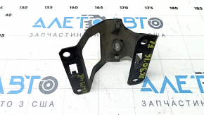 The left hood latch bracket of a Volvo XC90 16-25 is broken.