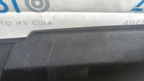 Tesla Model 3 18 rear trunk opening trim - black, scratched, bent