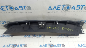 Tesla Model 3 18 rear trunk opening trim - black, scratched, bent