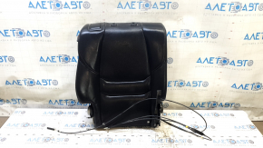 Rear seat backrest, 2nd row, right, VW Tiguan 09-18, black leather