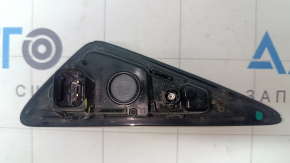 Tesla Model 3 18-inch front left fender turn signal with camera, chrome, broken mount