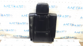 Backrest of the rear row of seats, row 3, right, Mazda CX-9 16-17, black leather