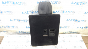 Backrest of the rear row of seats, row 3, right, Mazda CX-9 16-17, black leather