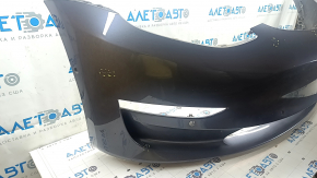Tesla Model 3 18" bare front bumper - PMNG graphite, suitable for parking sensors, sand, scratches, chips