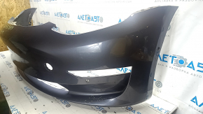 Tesla Model 3 18" bare front bumper - PMNG graphite, suitable for parking sensors, sand, scratches, chips