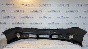 Front bumper bare Toyota Camry v50 12-14 USA SE under the plug, dented, scratches