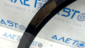 Volvo XC90 16-23 front left fender arch trim, black, scratches, chip