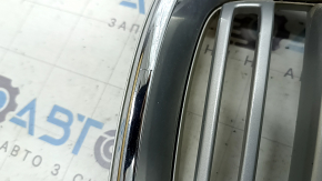 Volvo XC90 16-19 grille with gray badge, chrome frame, under the camera, sand, chrome trim