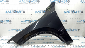 Front left wing Volvo XC90 16-23 T5, T6, aluminum, black 717