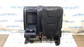 Rear seats, 2nd row, Ford Edge 15-24, black leather, heated, Titanium