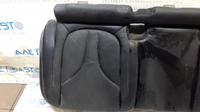 Lincoln MKC 15-19 rear seat cushion, black leather, perforated, needs cleaning, foam break, foam tear