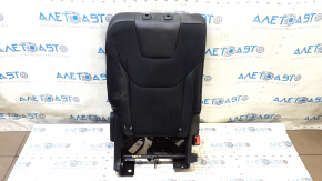 Right rear seat backrest, 2nd row, Ford Edge 15-24, black leather, heated, Titanium