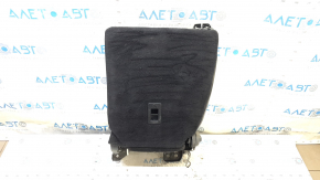 Right rear seat backrest, 2nd row, Lincoln MKC 15-19, black leather, perforated