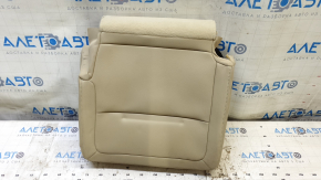 Rear seat cushion cover for the 3rd row, left, Ford Flex13-19-19, leather, beige