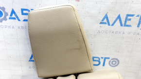 Rear seat back, 3rd row, left, Ford Flex13-19-19, beige leather, for cleaning