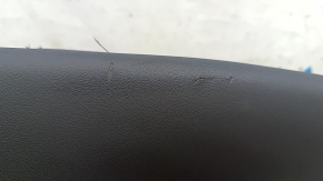Tesla Model 3 18 right rear seat side trim - black leather, tears