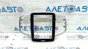 Volvo XC90 16-23 front panel trim, glossy black, scratches