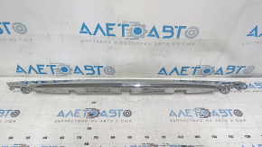 Lexus ES300h ES350 trunk lid molding, 13-15 chrome, under the camera, scratches