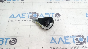 Lexus ES300h ES350 13-15 black leather gear knob with chrome, worn, scratches