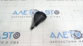 Lexus ES300h ES350 13-15 black leather gear knob with chrome, worn, scratches
