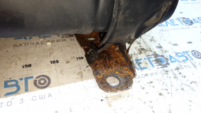 Left rear seat back, 3rd row, Dodge Journey 11-19, black leather, dry cleanable