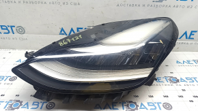 Tesla Model 3 18-20 LED Left Front Headlight with Mount, Sand, and Scratches